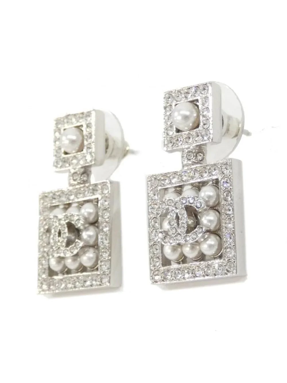 Chanel Earrings Silver